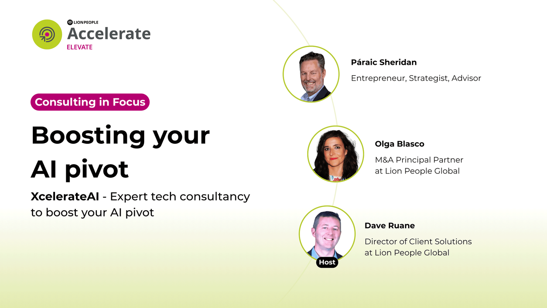 Boosting your AI pivot. XcelerateAI - Expert tech consultancy to boost your AI pivot